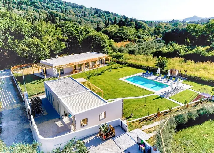 Kumquart Guesthouse, 20 People, Private Pool Dafni  photo