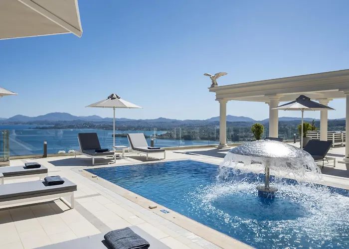 Villa Monte Leone By Konnect With Pool, Hot Tub, Spa Room & Stunning Seaview Pyrgi  photo