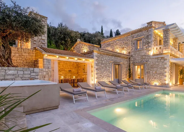 Ionian Stone Luxury Villas In Corfu Pithos photo